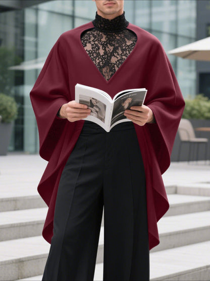 Mantella Casual da Uomo con Design Traforato