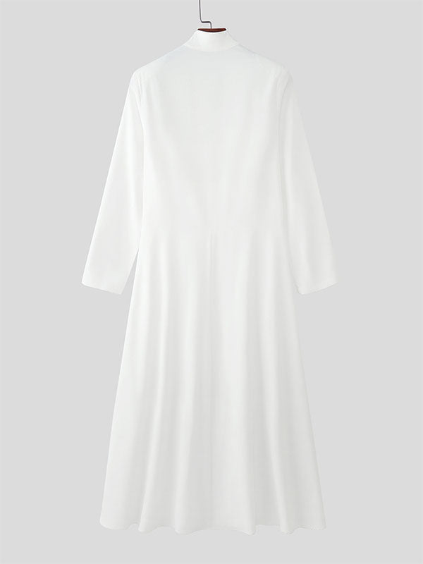 Blazer Casual da Uomo con Collo alla Coreana