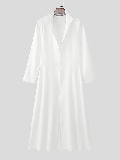 Blazer Casual da Uomo con Collo alla Coreana