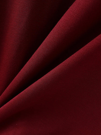 Set Casual da Uomo a Due Pezzi in Tinta Unita