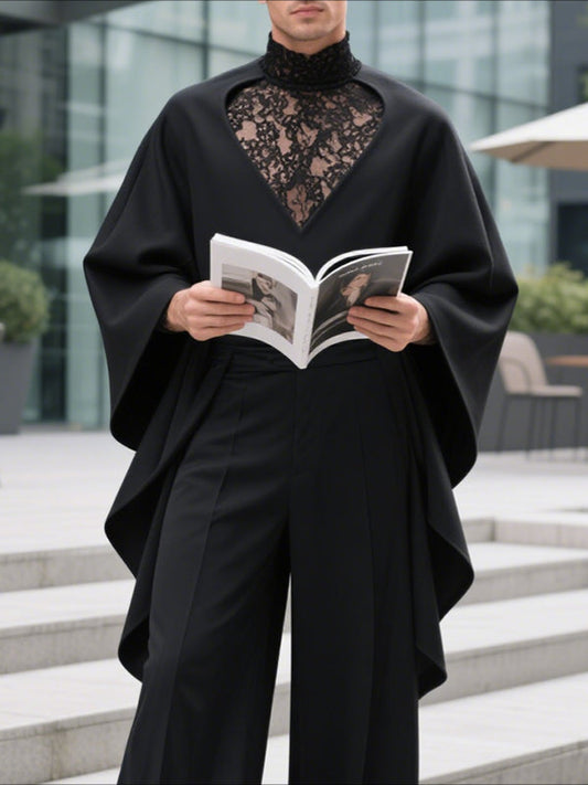 Mantella Casual da Uomo con Design Traforato