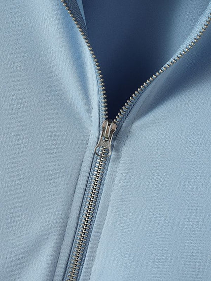 Maglia Uomo a Maniche Lunghe con Zip al Collo