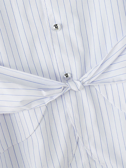 Blazer Casual Uomo a Maniche Lunghe a Righe