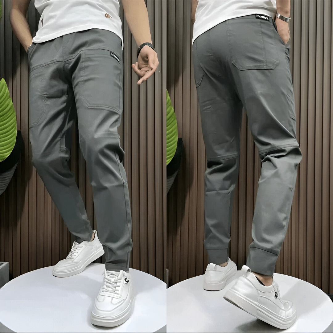Pantaloni Cargo Elasticizzati da Uomo