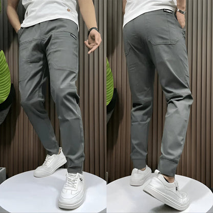 Pantaloni Cargo Elasticizzati da Uomo