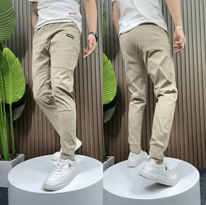 Pantaloni Cargo Elasticizzati da Uomo