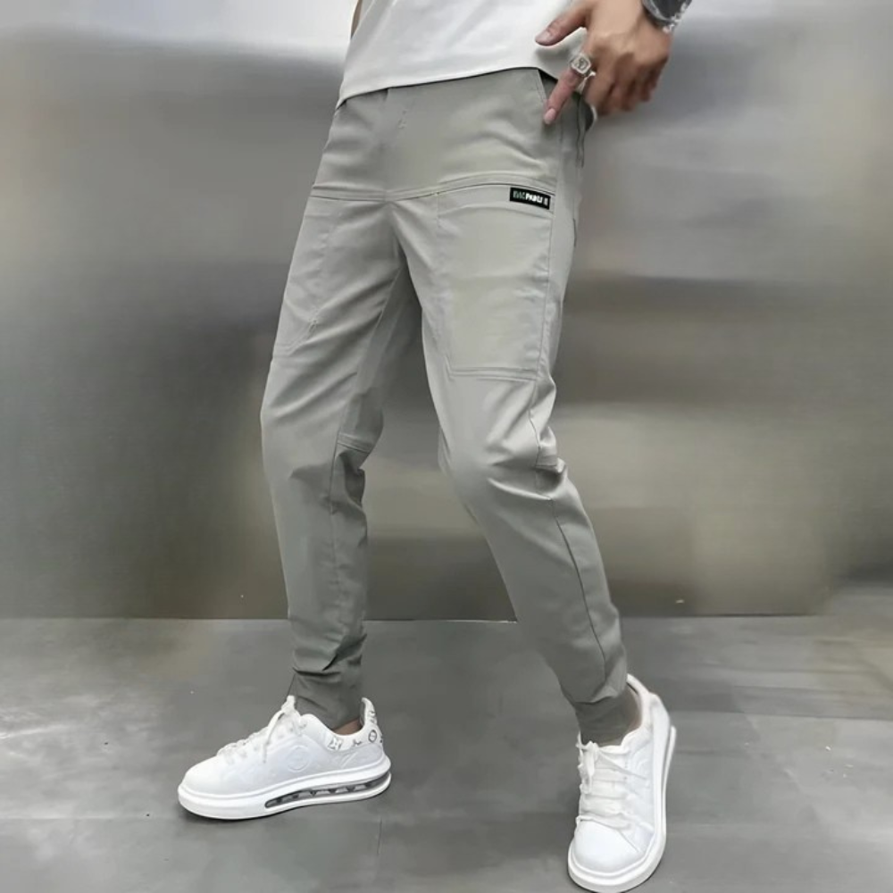 Pantaloni Cargo Elasticizzati da Uomo