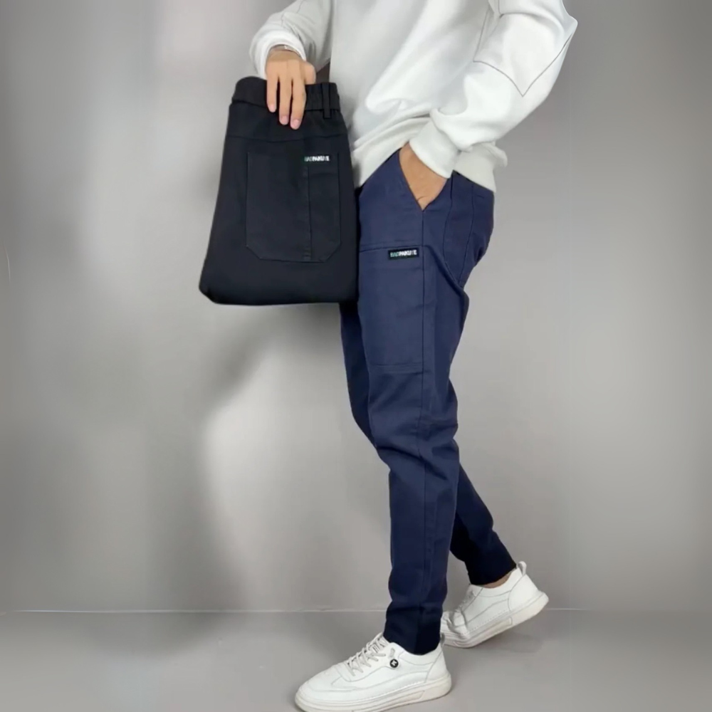 Pantaloni Cargo Elasticizzati da Uomo